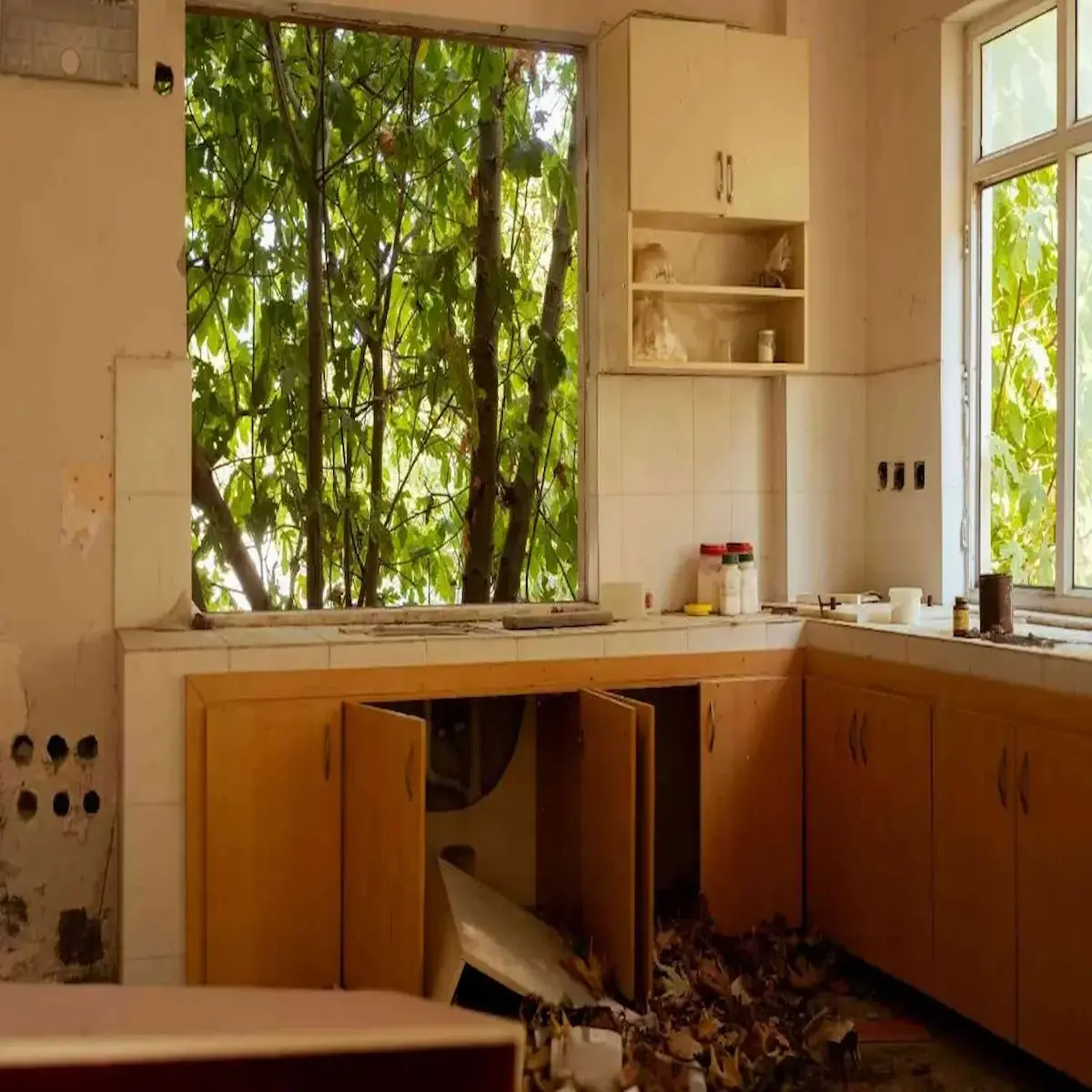 Storm damage repair in a San Angelo home after severe weather